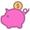 Piggybank with Coin