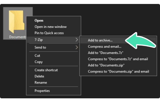 Context Menu Open on Selected Folder in Windows